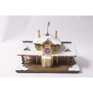 Hawthorne Village Chicago Cubs Station 2004 MLB Christmas ~ 260413-WH 1069